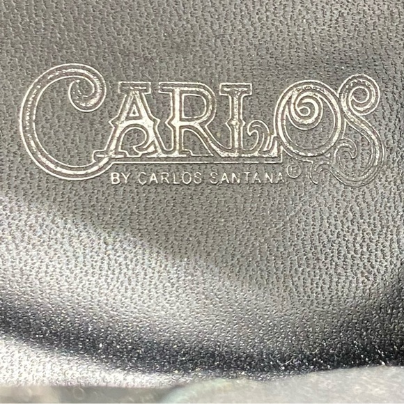 Carlos-Black- Western Style Heel Ankle bootie 10 - Picture 6 of 8